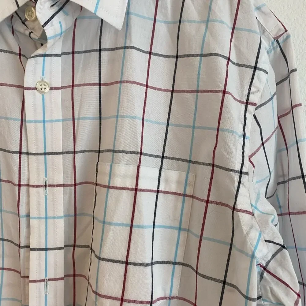 Banana Republic Men's Stretch Soft Square Button Down - Medium